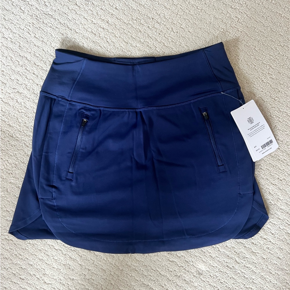 Athleta Deep Blue Golf Skort